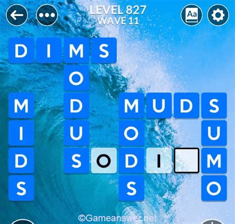 wordscapes level 827